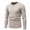 Khaki, variant on Men's Crewneck Sweater Soft Casual Sweaters for Men Classic Pullover Sweaters Black L