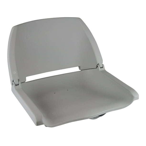 Wise 8WD138LS717 Plastic Fold Down Boat Seat, Grey