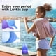thumbnail image 2 of Vogacara Colector Menstrual Seguro Cómodo Copa Menstrual Suministro Menstrual Liviano Disco Menstrual Antideslizante Suministros Femeninos Monitores de salud tipo 4, 2 of 5