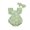 Green, variant on Newborn Baby Girl Clothes Ruffle Backless Floral Print Romper + Headband Outfit Baby Jumpsuit Clothes