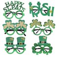 thumbnail image 3 of Yuarrent 6 uds. De gafas del Día de San Patricio, gafas de trébol irlandés, accesorios de fotografía, accesorios de juego de rol, desfile, Kits de decoración para fiestas, 3 of 6