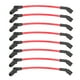 thumbnail image 2 of Cables de bujía Cable de encendido Juego de cables de cables de bujía Baja resistencia 8 piezas Resistencia al desgaste Alta resistencia para automóvil ANGGREK Otros, 2 of 8