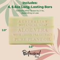 thumbnail image 4 of Jabón botánico australiano de aloe vera con té verde 200 ml x4, 4 of 8