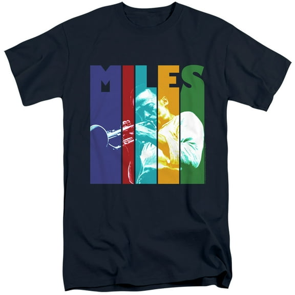 Miles Davis Miles Davis Lines Unisex Adult Tall T Shirt, Miles Davis Lines, 2X-Large