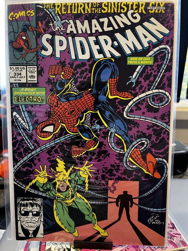 Amazing Spider-Man NM Erik Larsen Art #334