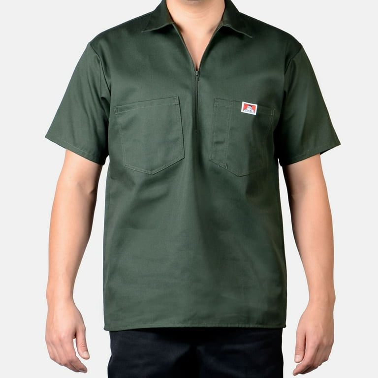 BEN DAVIS MISSION DISTRICT 別注 CHARCOAL Short Sleeve Button-Up Shirt - Charcoal