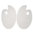thumbnail image 2 of 2 Pack Clear Acrylic Paint Palette 10 x 6 Inches Art Palette for DIY Art Craft Painting, 2 of 5