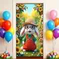 thumbnail image 4 of zhangmingg Rideau de Porte de Pâques pour Décorations de Fête Intérieure Extérieure, 4 of 5