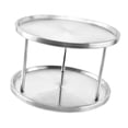 thumbnail image 3 of Tnarru 360 Rotation Assaisonnement Rack de Stockage Assaisonnement Rack Multifonction Double Couche Tourne-Disque Organisateur pour Garde-Manger Armoire Salle de Bain, 3 of 8