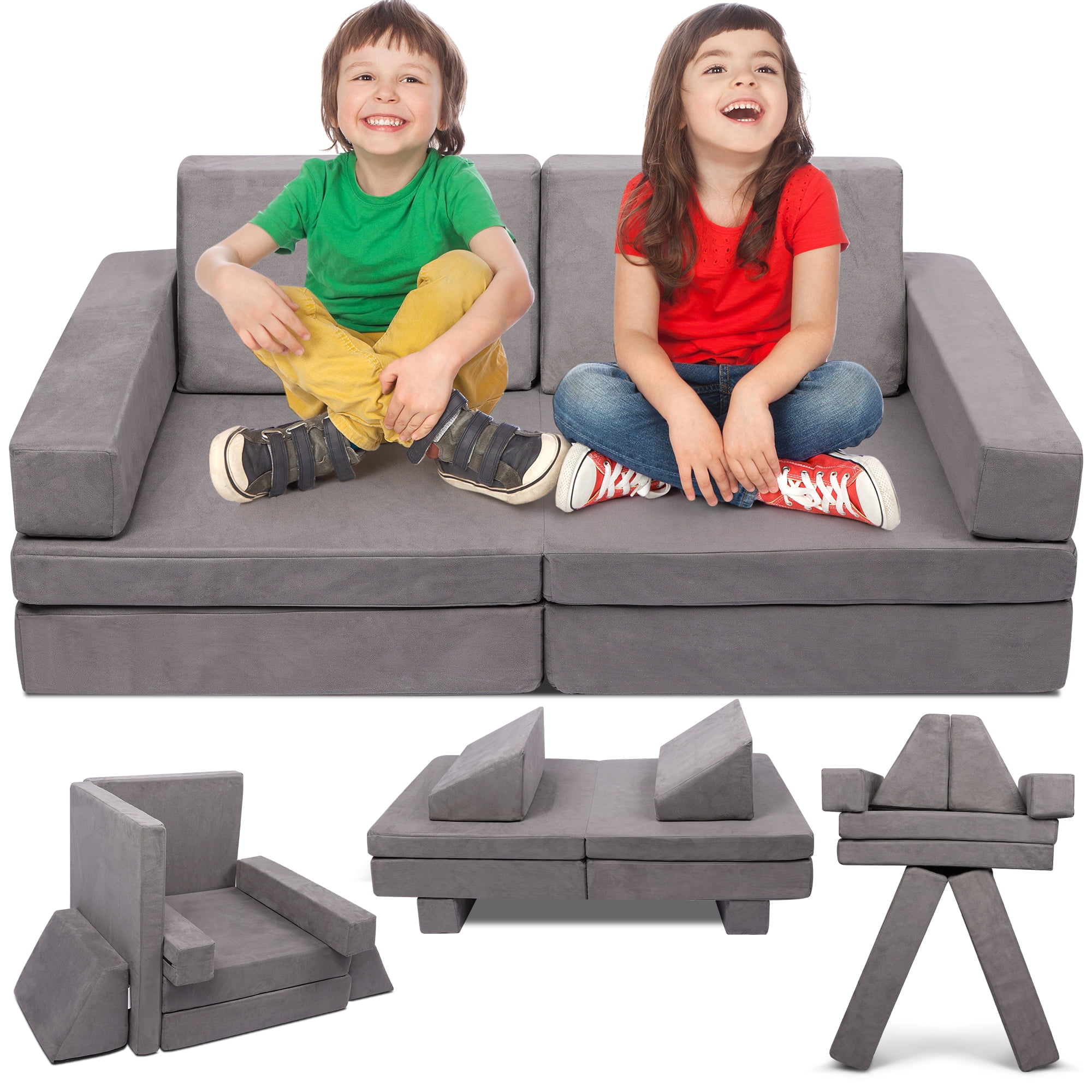 Tolead Modular Kids Play Couch Child Sectional Sofa, Imaginative