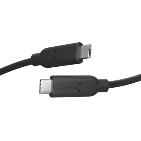 UPC: 0819927010982 | Plugable 10Gbps USB C to USB C Cable  3.3 feet (1 Meter)  5A  USB-IF Certified  USB 3.1 Gen 2 Type-C