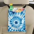 thumbnail image 5 of Yuyamidu Blue Whilpool Tie Dye Car Garbage Bags Hanging Vehicle Trash Bags Bins Accessory Foldable Car Trash Can Portable Auto Garbage Bag Fit SUV Truck Sedan, 5 of 7