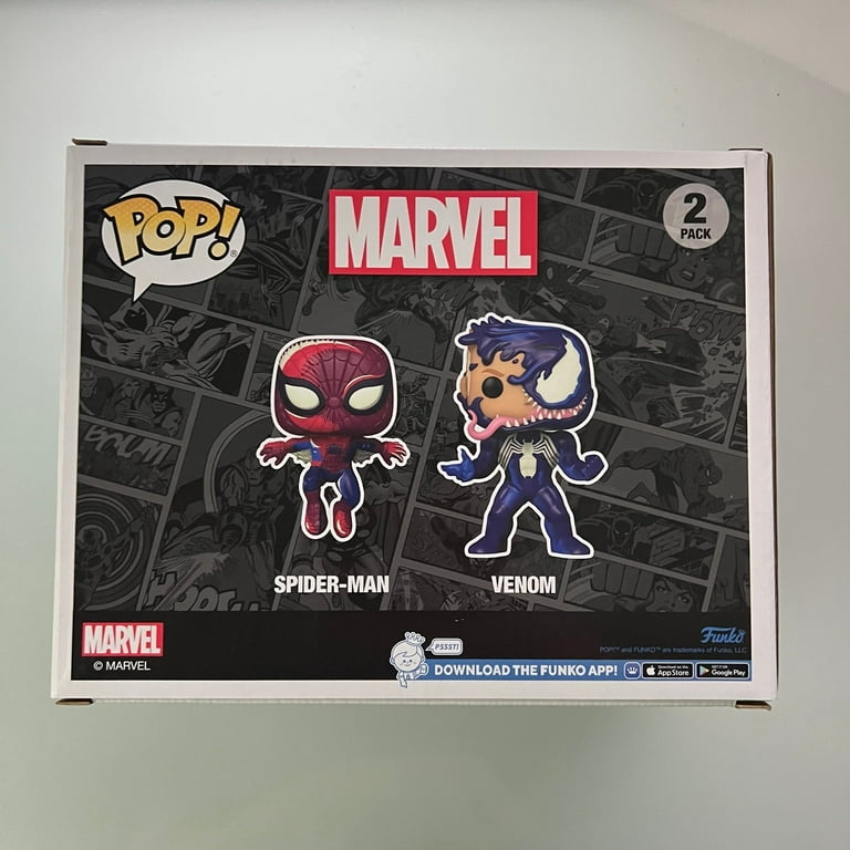 VENOM VS SPIDER MAN PX PREVIEWS EXCLUSIVE FUNKO POP MARVEL