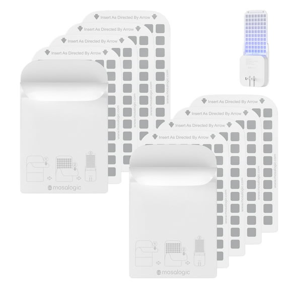 Mosalogic Indoor Sticky Glue Cards Double-Sided Flies Gnats Trap Stick,10 Count