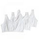 thumbnail image 1 of Sujetador deportivo Lorddream para mujer, estilo tirantes, paquete de 3, blanco - S, 1 of 8