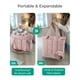 thumbnail image 2 of Bolsa acolchada BAGSMART, expandible, resistente al agua, rosa, 2 of 7