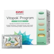 GNC Women’s 50 Plus Vitapak Program, Convenient Complete Nutrition with Proven Ingredients, 5 Products in 1, Healthy Aging, Memory, Bone & Heart Health, Vitamin D-3, Biotin, 30 Count