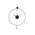 thumbnail image 1 of Reloj de pared, moderno reloj de pared de metal silencioso con tictac para sala de estar, dormitorio, estudio, oficina, 20 pulgadas, 1 of 4