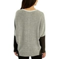thumbnail image 2 of BCX Women's Juniors' Colorblocked Dolman-Sleeve Sweater Multicolor S B4HP, 2 of 3