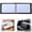 A, variant on Business Card Organizer Book, Holds 40 Cards, Portable PU Leather Business Card Holder with Clear Sleeves, Professional Card Binder for Office, Meetings, Networking, Black
