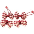 thumbnail image 2 of La Venda # 1 Del Pelo Del Barrette De Los Clips De Pelo Del Bowknot Del Arco De La Cinta De La Tela Escocesa De Las Muchachas De 4 Pedazos Sunnimix Chicas Headwear, 2 of 8