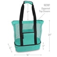 thumbnail image 4 of Outdoor Travel Picnic Bag, Beach Thermal Insulation And Fresh-keeping Ice Bag, Mesh Beach Bag, Creative Multi-functional Ice Bag buy 2 get 3, 4 of 5