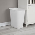 thumbnail image 3 of Sterilite 34 Liter Rectangular Wastebasket, White, 3 of 5