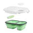 thumbnail image 4 of Qwtwty Lunch Box Folding Fresh-keeping Box Rectangular Compartment Lunch Box Portable Sealed Lunch Box Insulated Lunch Box Microwave Oven Lunch Box 1200ml, 4 of 6