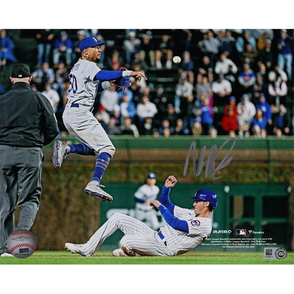 Mookie Betts Los Angeles Dodgers Autographed 8" x 10" Shortstop Photograph - Fanatics Authentic Certified