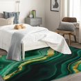 thumbnail image 3 of Marble Rug & Home Decor - Emerald Green and Gold Rugs for Entryway, Front Door Mat Indoor Entrance, Washable Rugs, 2x3 Rug, Non Slip Soft Small Area Rug, Modern Luxury Carpet & Room Decorations Y-&133, 3 of 7