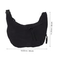 thumbnail image 2 of Masteelf Fashionable Shoulder Crossbody Bag For Women Casual Bag Underarm Bag Versatile Bag Women Bag Sling Bags For Women Black Canvas Bag For Lady, 2 of 8