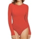 thumbnail image 1 of Xishao Women's Round Neck Short Sleeve T Shirts Basic Bodysuits Xishao ropa, 1 of 2