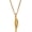 Gold, variant on Men's Stainless Steel Vintage Cool Non-mainstream Salmon Fish Bones Skull Fishhook Skeleton Pendant Necklace Sideways Chain