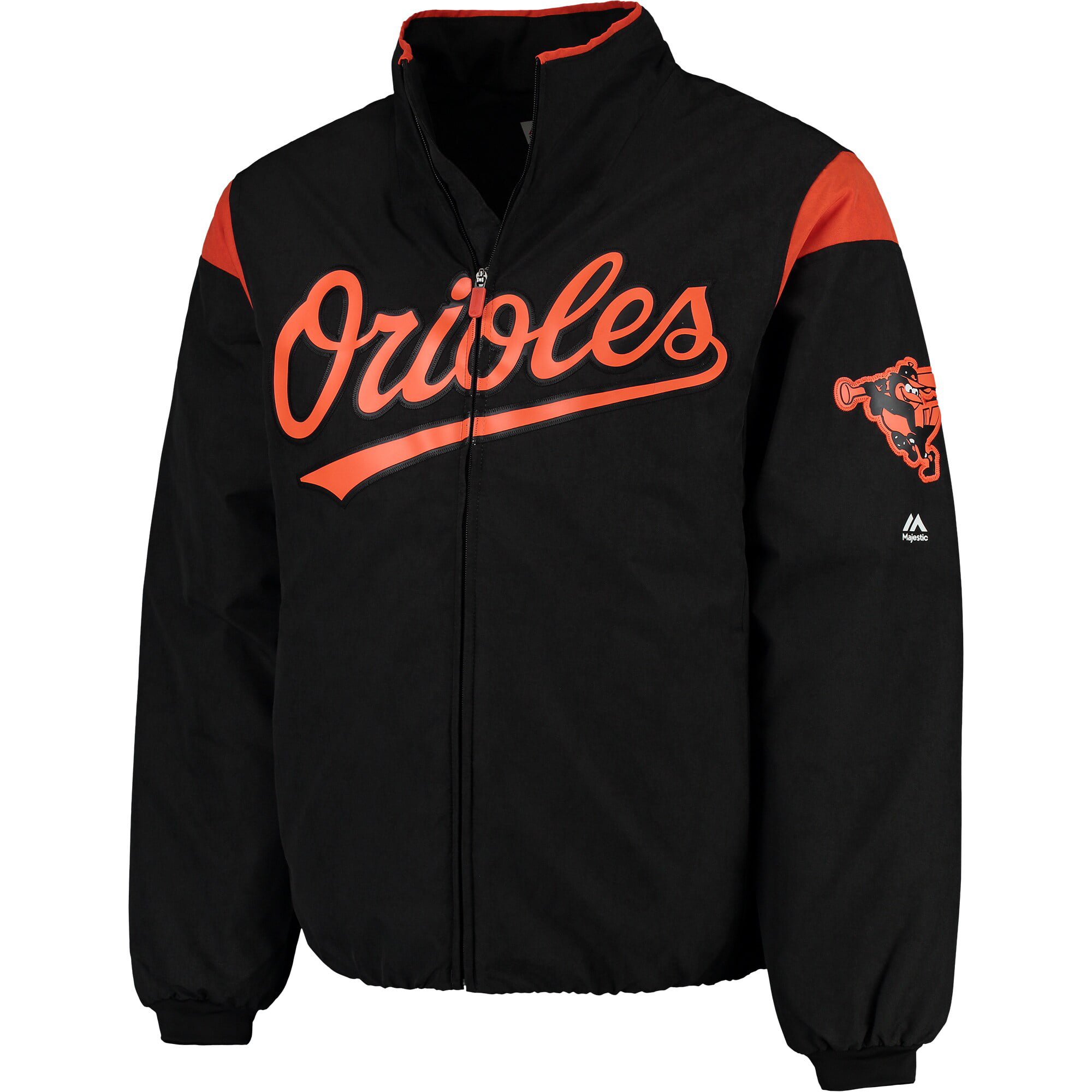 Baltimore Orioles Majestic On-Field Therma Base Thermal Full-Zip 