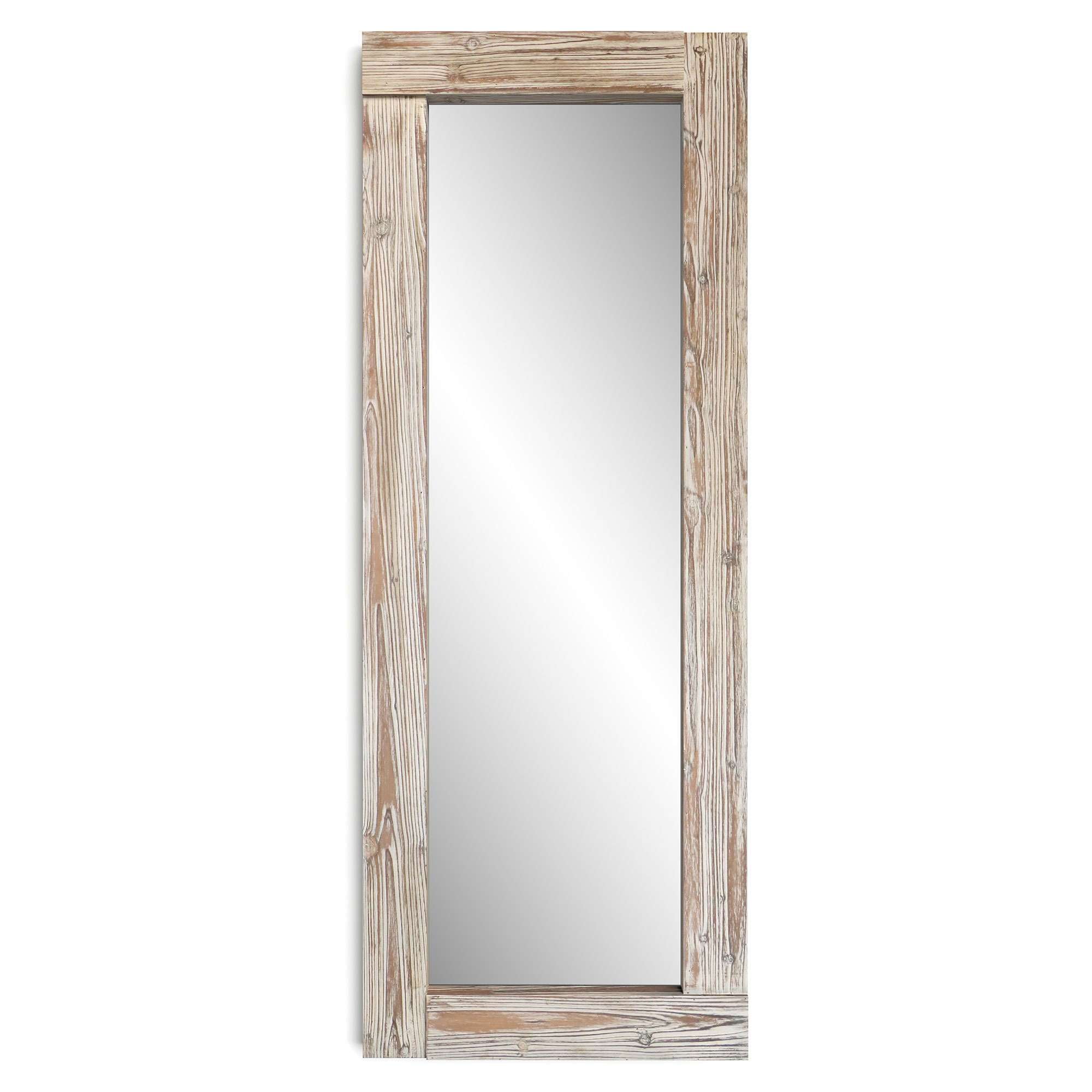 Barnyard Designs 24x64 Inch Unfinished Leaner Floor Mirror Full Length