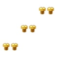 thumbnail image 3 of Redempat Enhanced Performance M10x25 Rearview Mirrors Thread Hole Plug Screw Bolts Gold Positive 10mm 3Set, 3 of 6