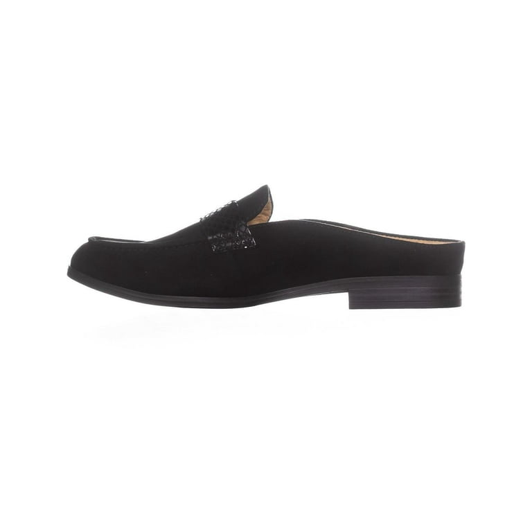 Womens naturalizer Mattie Mule Flat Loafers Black 10 W US Walmart