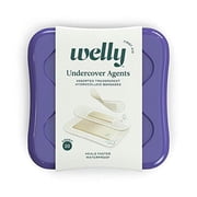 Welly Bandages Undercover Agents, Assorted Shapes Clear, 20 Ea