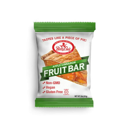 Betty Lou s Apple Cinnamon Fruit Bars Gluten Free Vegan 12 Ct.