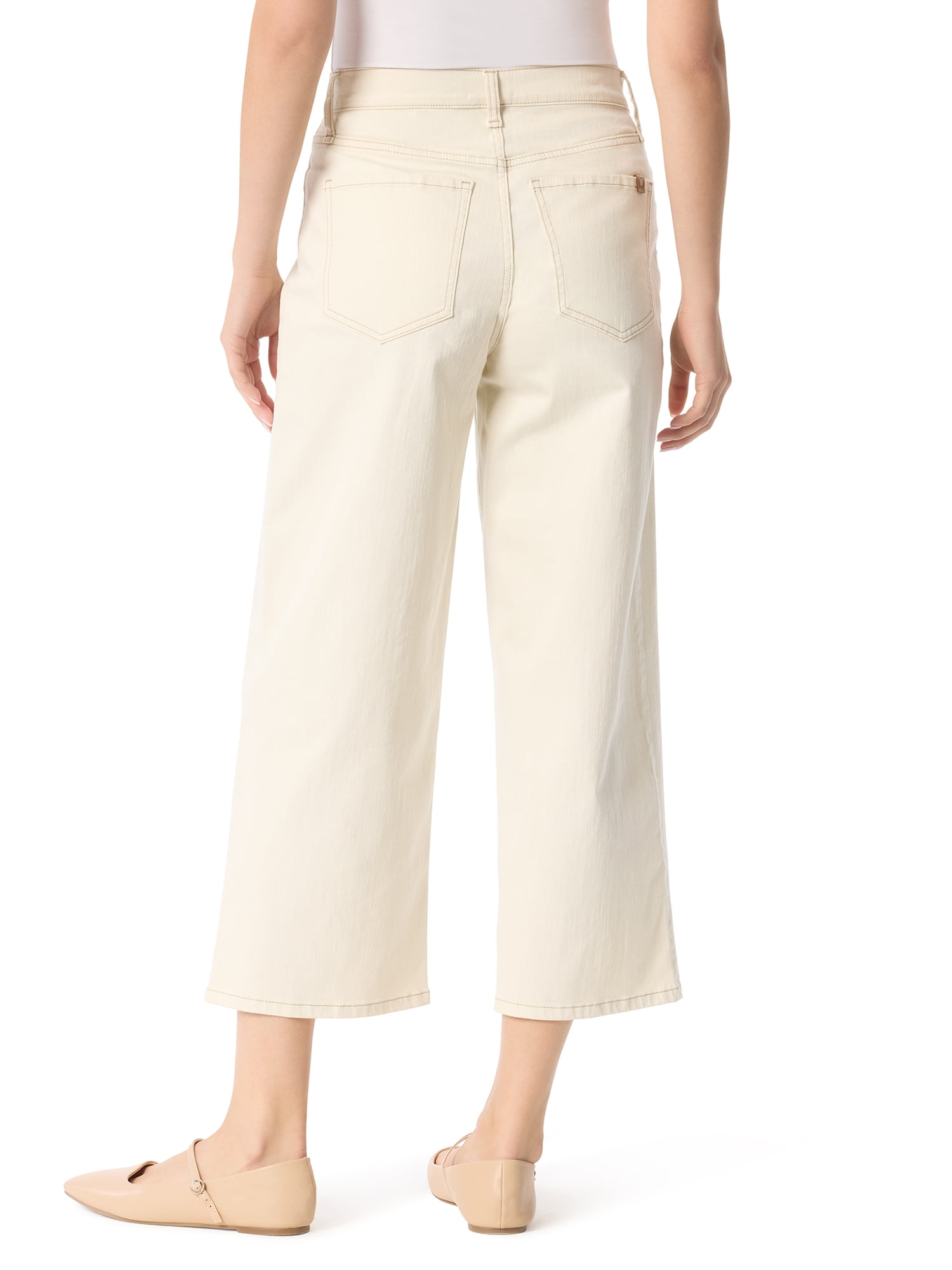 Jessica Simpson Women's and Women's Plus Wide Leg Crop Jeans, Sizes 2-26W