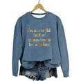 thumbnail image 5 of Women Casual Long Sleeve Sweatshirts Oversized Crewneck 2026 Spring Tunic Tops Letter Print Fall Y2K Basic Pullover, 5 of 5
