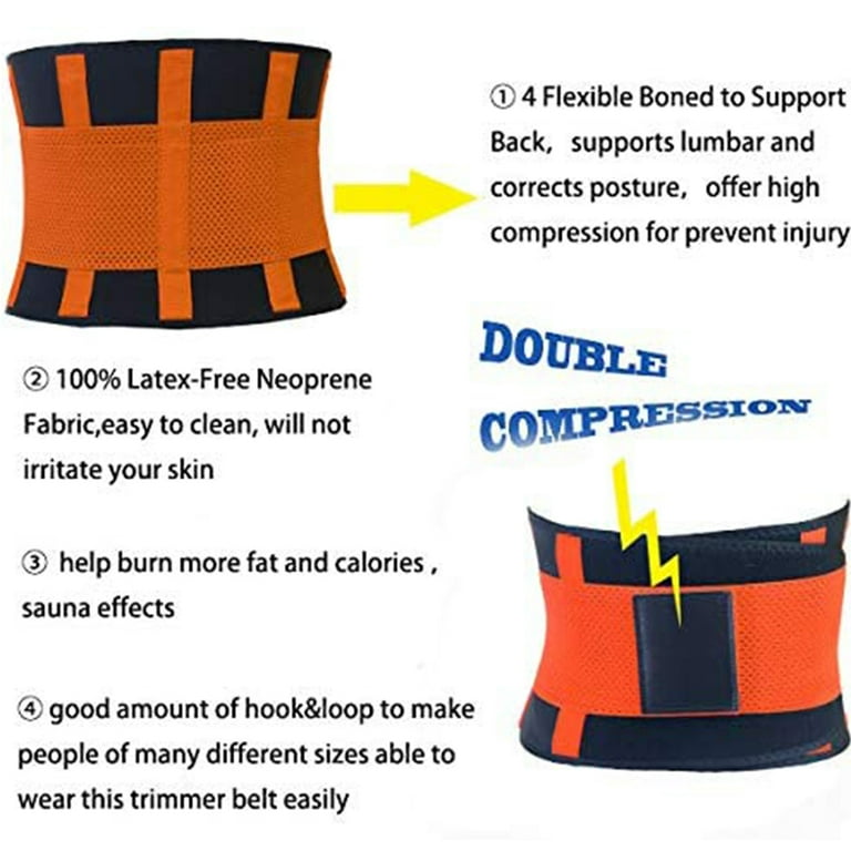 Women Waist Trainer Belt Waist Cincher Trimmer Slimming Body Shaper Belt for Weight Loss Sport Workout Corset