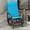 Blue, variant on YANG2 Comfortable Patio Glider Swing Chair Lounger, Porch Rocker with Durable Outdoor Sling Fabric, Ideal for Relaxing in Gardens or on Decks - Dimensions: 23.5" W x 29.5" D x 41" H,Grey