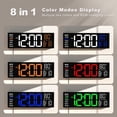 thumbnail image 3 of Alarma con temporizador RGB digital para montaje en pared, 16 pulgadas, de Clock JALL, 3 of 9
