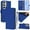 Darkblue, variant on Allytechgroup Compatible with Samsung Galaxy S24 Ultra Wallet Case, Credit Card Holder PU Leather Flip Kickstand Protective Shockproof Cover Women Men for Samsung Galaxy S24 Ultra, Darkblue