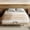 Natural, variant on Bellemave King Size Platform Bed with Support Slats, Solid Bamboo Floating Bed Frame for Bedroom, Guest Rooms, Dorms, Natural