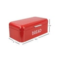 thumbnail image 7 of Home Basics Metal Bread Box with Lid, 7 of 7