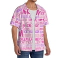 thumbnail image 2 of Goofa Best Mom ever Printed Men's Casual Short-sleeved Shirt,Lightweight Breathable Button-down,Summer Casual men's top,Versatile Fashion shirt-3X-Large, 2 of 7