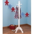 thumbnail image 1 of KidKraft Children Deluxe Kids Clothes Pole Wood - White | 19255, 1 of 1