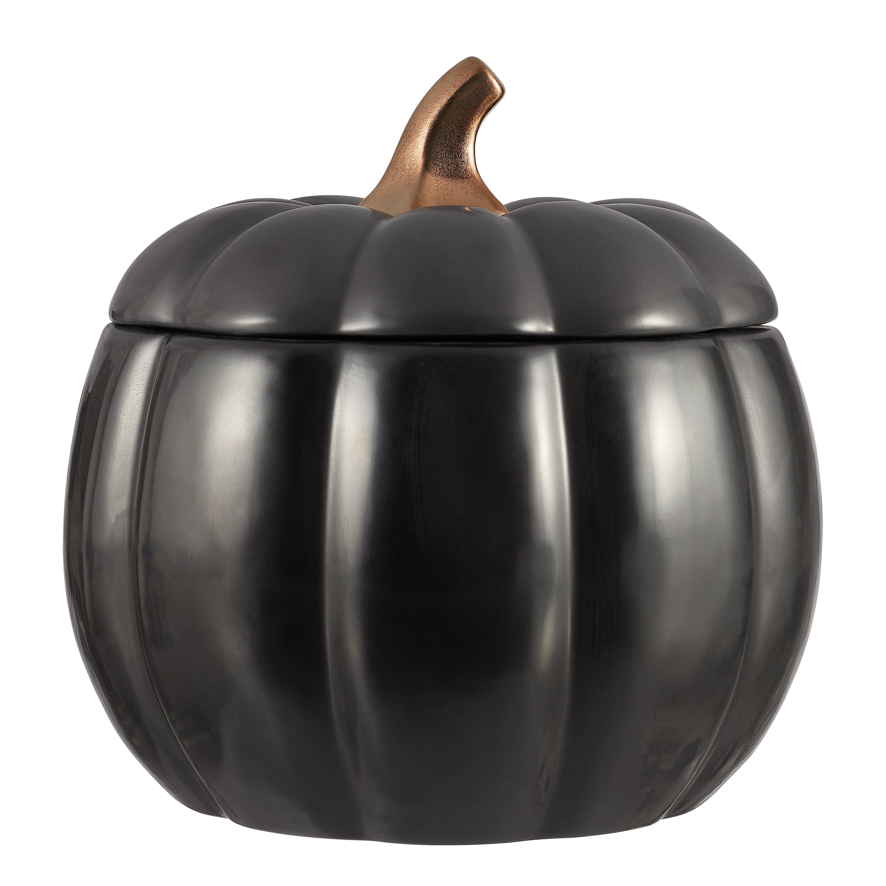 Way to Celebrate Large Halloween Pumpkin Cookie Jar with Removable Lid